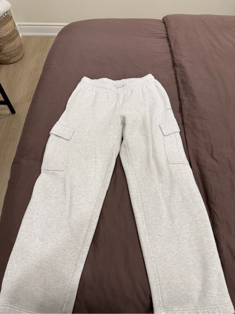 TNA Light Gray Cargo Sweatfleece- MegaFit